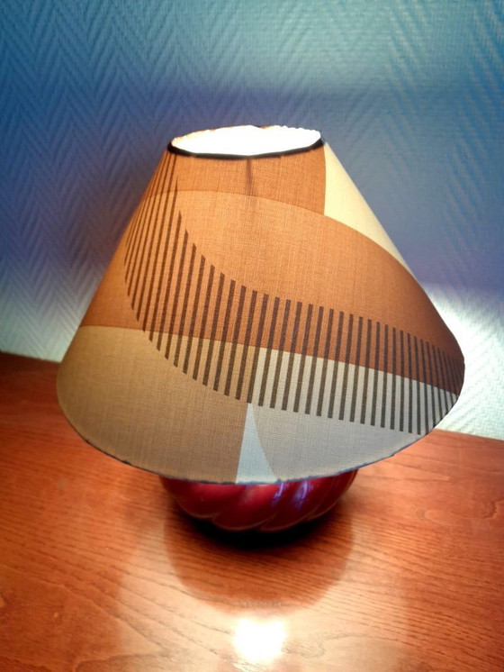 Image 1 of 2x vintage ceramic bedside lamps