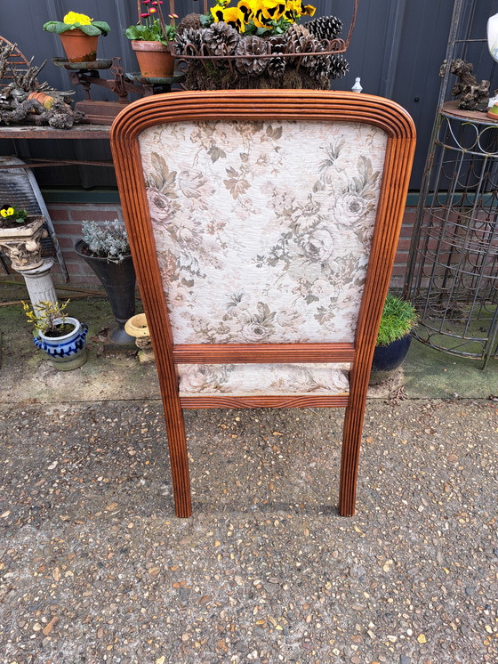 Image 1 of Antieke Slaapkamerstoel Afmetingen 56 x 52cm en 108cm Hoog Zithoogte ca 46cm