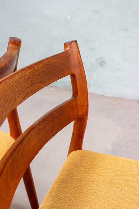 Image 1 of 4 x Niels Otto Möller Model 84 Stoel Deens Vintage Teak