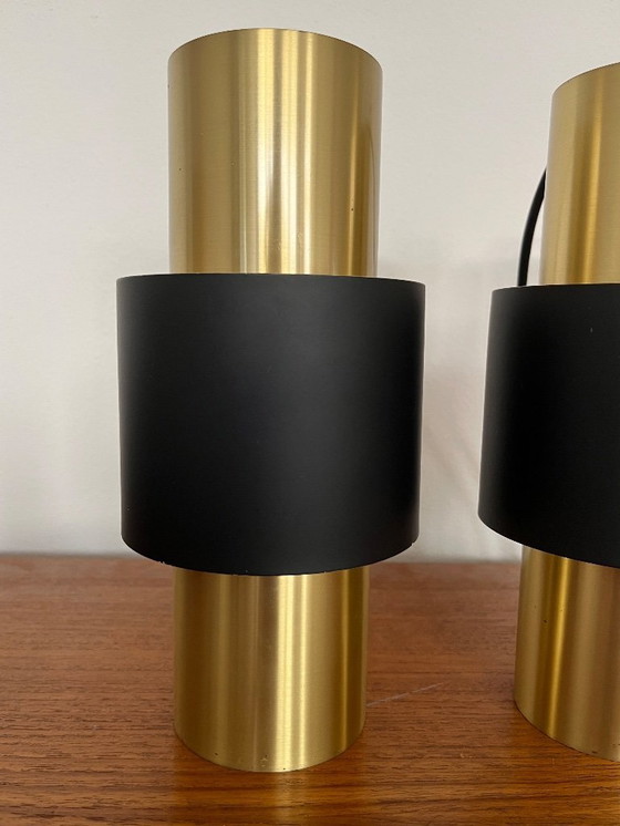 Image 1 of Set (2x) Fog & Mørup Etna pendant lamps 1960s