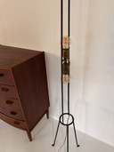 Lampadaire cocon vintage 'Lugano', H. Klingele, Artimeta '60