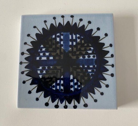 Image 1 of Alumnia Royal Copenhagen 1960 Nils Thorsson 2 azulejos raros de Tenera