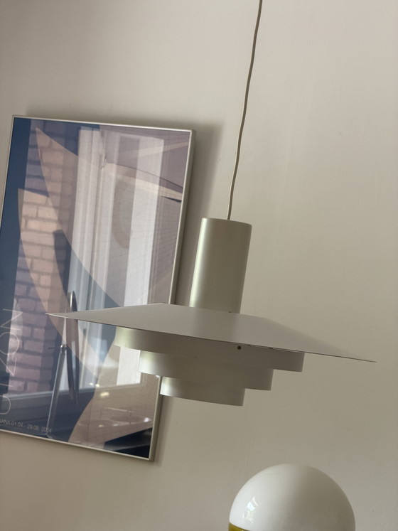Image 1 of Lampe à suspension design danois Fog & Mørup modèle Karlebo pour Poulsen