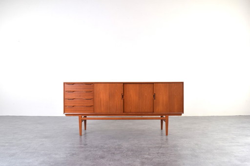 Dänisches Teakholz-Sideboard aus der Mitte des Jahrhunderts, 1960er Jahre.