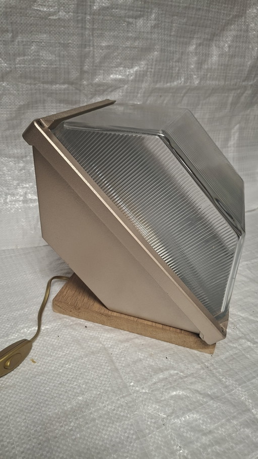 Refurbished Designer Lamp – wandlampen, Glass, Metal (photo 2 of 6)