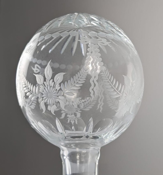 Image 1 of Hand Carved Crystal Staircase Finial