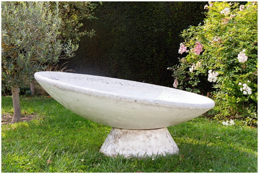 Vasque orientable René Pechère pour Eternit 1950-60 