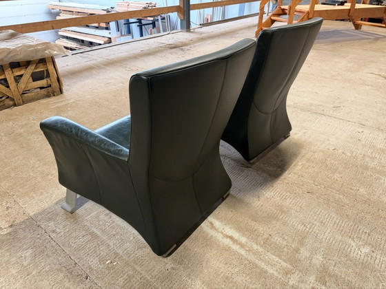 Image 1 of Rolf Benz 322 2 fauteuils en cuir (+ canapé 2,5 places possible, voir autre annonce)