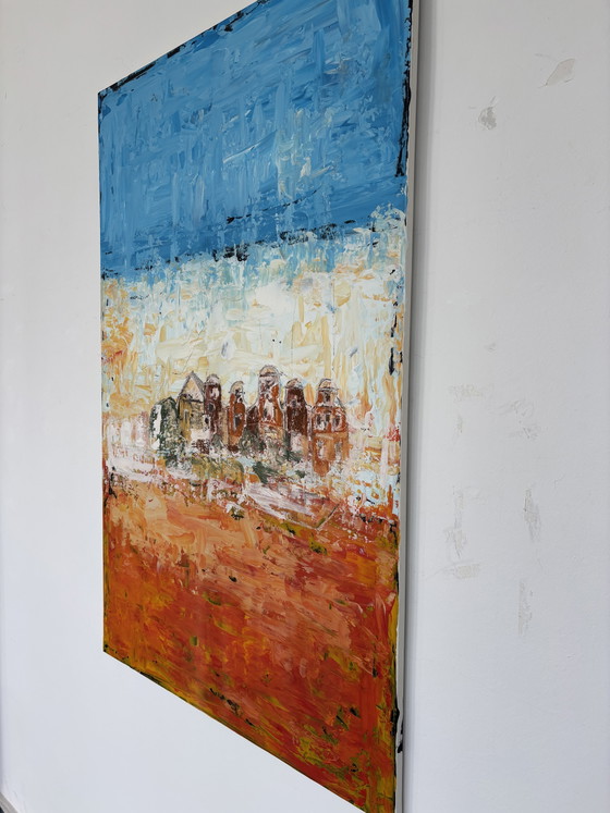 Amsterdam and Chet, 152x100 cm, mixed media – Paintings & Drawings, Canvas (photo 3 of 7)