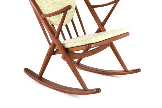 Image 1 of Frank Reenskaug per Bramin sedia a dondolo modello 182 vintage