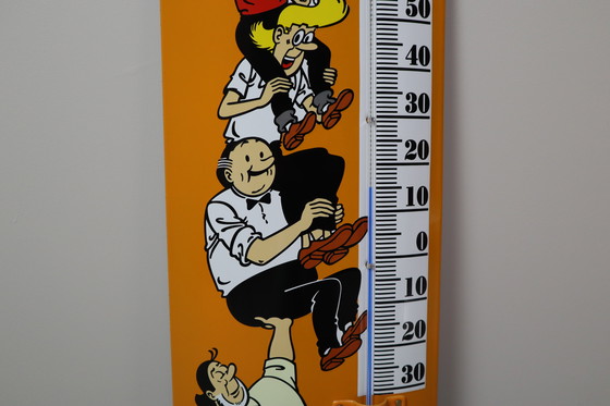 Image 1 of Termometro smaltato – Suske en Wiske – Edizione limitata 1999