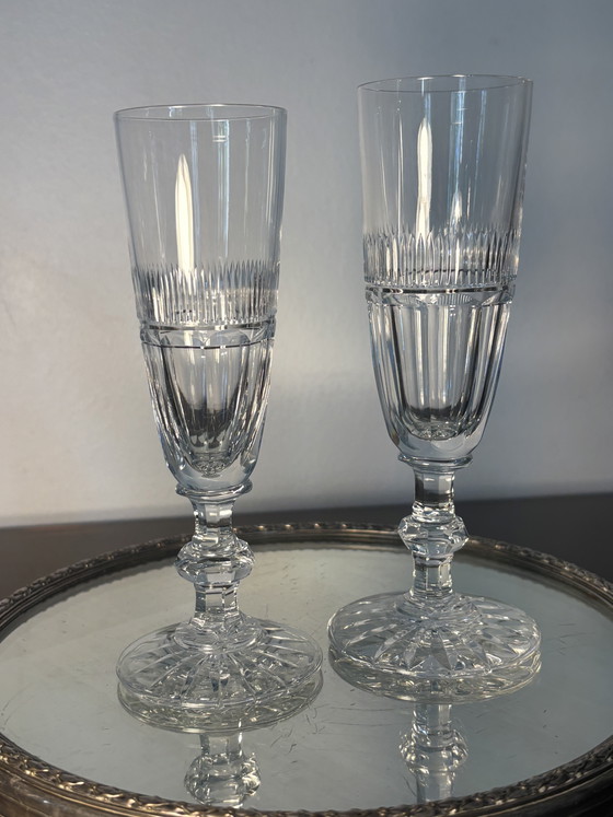 2 Flûtes Saint Louis Trianon Model – Gläser & Karaffe, Crystal (photo 14 of 14)