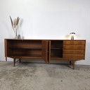 Buffet vintage en teck des années 60-70, de fabrication allemande, meuble TV