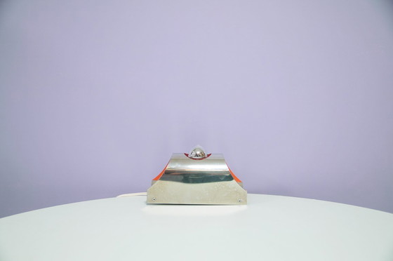 Image 1 of lampada da parete vintage cromata