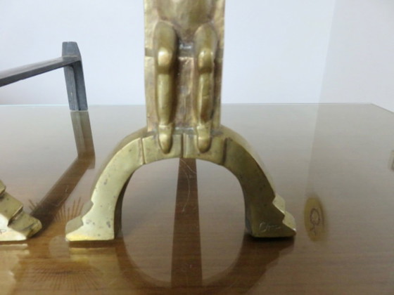 Image 1 of Paire de chenets Anton PRINNER