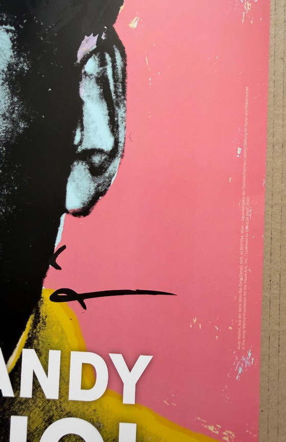 Andy Warhol (1928–1987), Mao Zedong (detail), Albertina Museum Wenen, 2023, originele tentoonstellingsposter (photo 5 of 9)