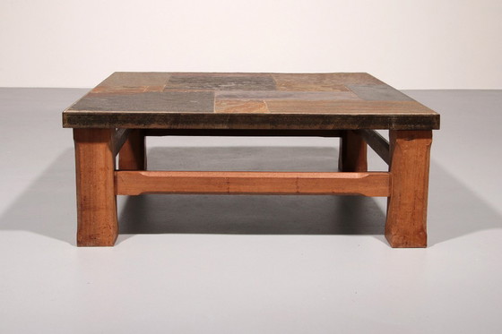 Image 1 of Authentic Norwegian Slate Coffee Table from the Mountains of Otta 