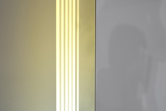 Image 1 of Specchio quadrato vintage in vetro, Italia, anni '70.