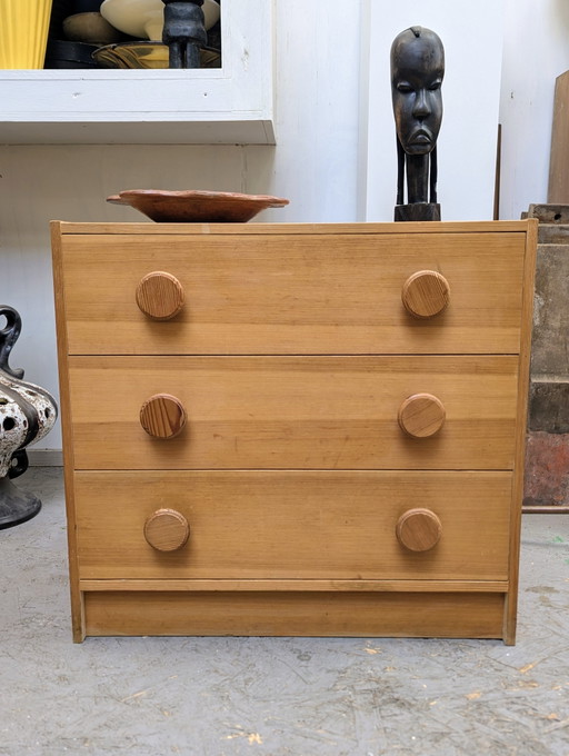 Vintage Kommode Norwegen Pinewood Skandinavisch