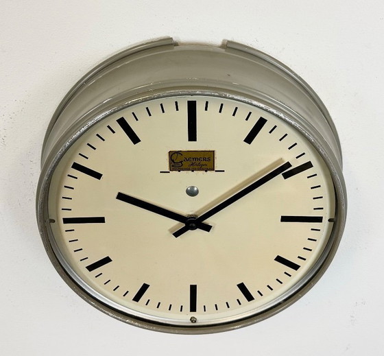 Image 1 of Vintage Dutch Wall Clock from Gaemers Horloger,  1950s