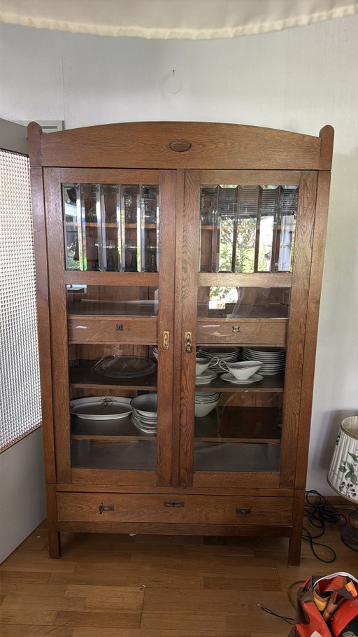 Prachtige art deco eetlamer kast