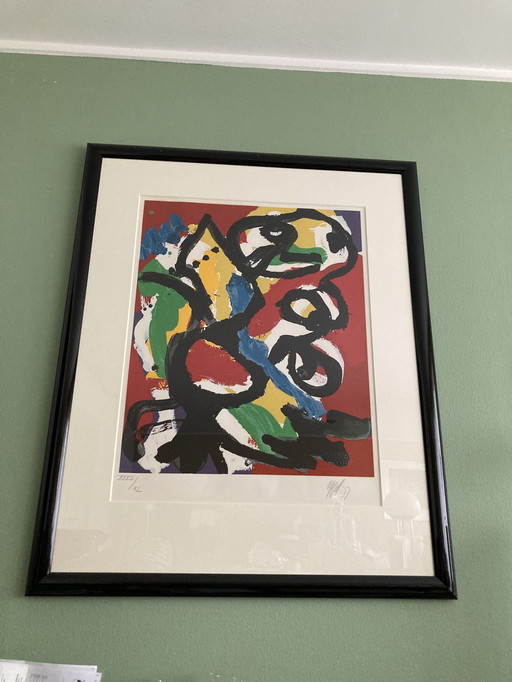 Karel Appel serigrafía -serie 7días-