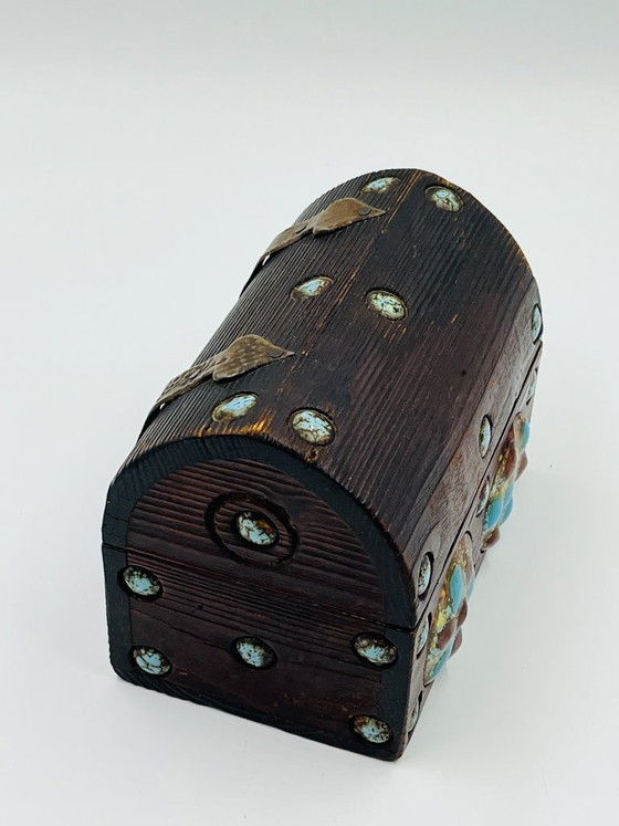 Vintage Capo Esmaltes Treasure Box - Spain 1970 – Decorative Objects, Copper, Wood (photo 3 of 14)