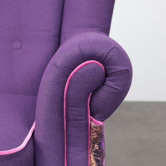 Image 1 of Fauteuil à oreilles classique de style Howard & Sons, années 1960