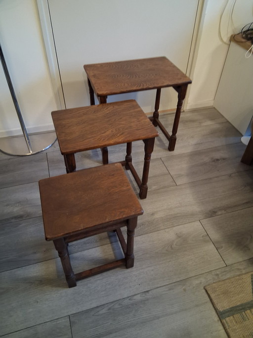 Set van 3 prachtige bijzettafels 