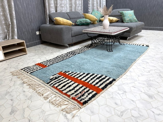 Image 1 of Tapis marocain artigianale en laine 300cmx150cm