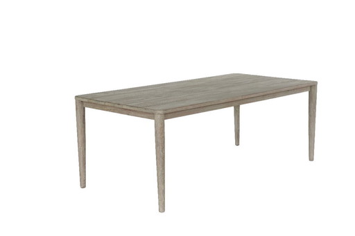 Tavolo in teak grigio + 8 sedie