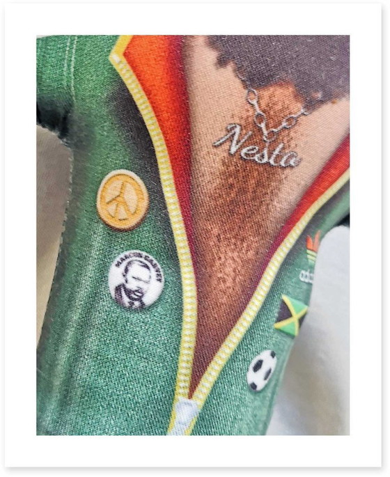 Image 1 of Bob Marley cadeau | Reggae decoratie kunstpop | Muziekkamer verzamelbeeldje