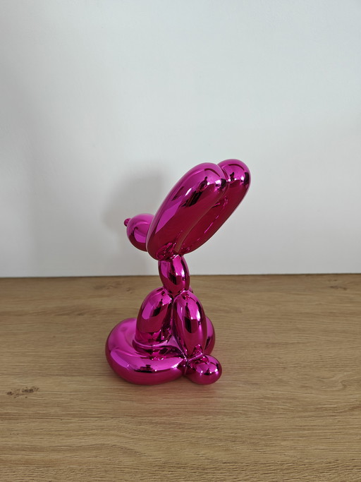 Jeff Koons (After) - Sitting Balloon Dog - Pink
