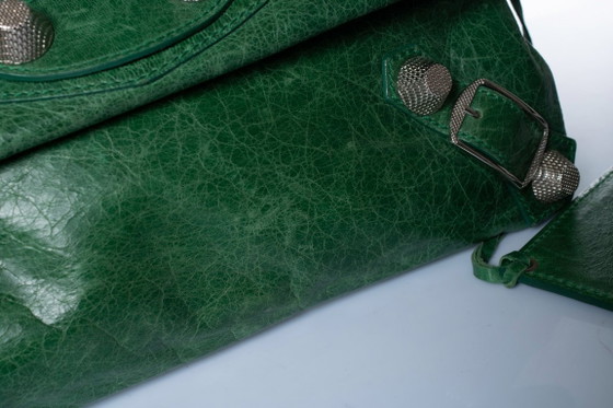 Balenciaga, groene leren city clutch – Clutches, Calfskin (photo 12 of 13)