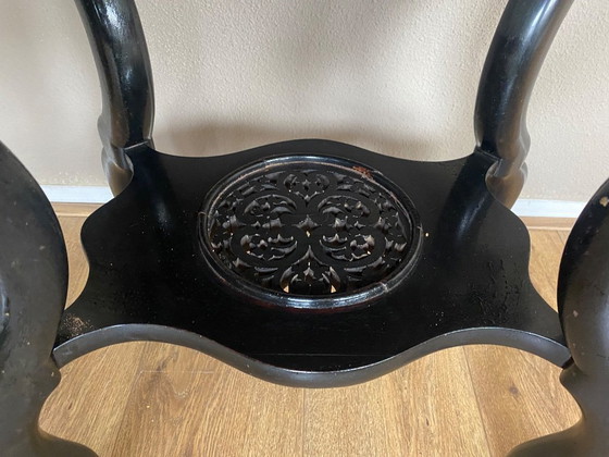 Image 1 of Antico tavolo da vino olandese, tavolino laterale, tavolo da piante