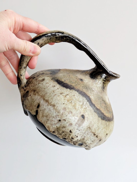 Image 1 of Ruscha Keramik 313 Vase Fat Lava, 1960s German Pottery, Kurt Tschörner Design