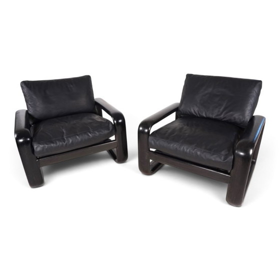 Set van 2 Rosenthal Hombre leren fauteuils van Burkhard Vogtherr, 1970 – Leather, Vintage (photo 19 of 20)