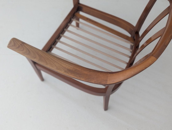 Image 1 of Poltrone in legno di ciliegio Wilhelm Knoll di metà secolo, Germania, anni '60