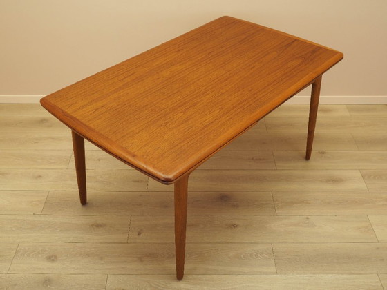 Image 1 of Mesa de teca, diseño danés, década de 1970, fabricada en Dinamarca.