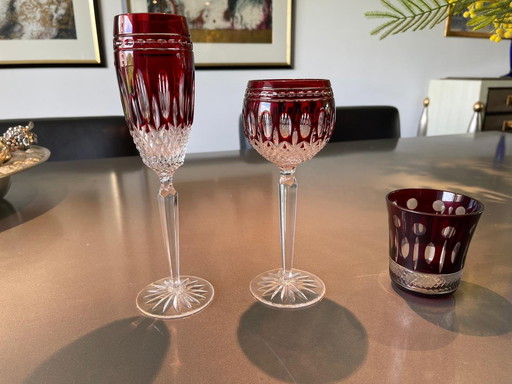 12 x Waterford Clarendon Crystal