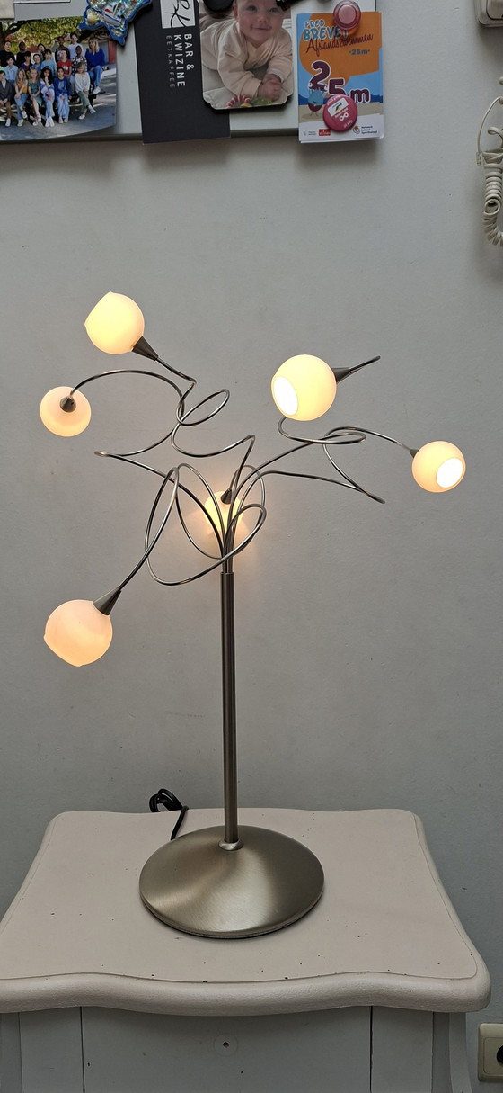 Image 1 of Lampada da tavolo Snowball a 6 punti - Harco Loor - anni '70