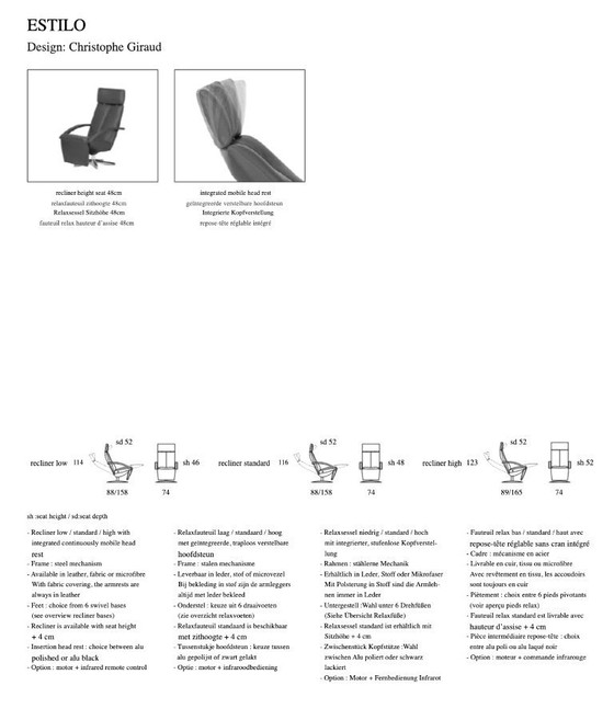 Image 1 of Jori 'ESTILO', arch. Christophe Giraud (FR), in perfecte staat!