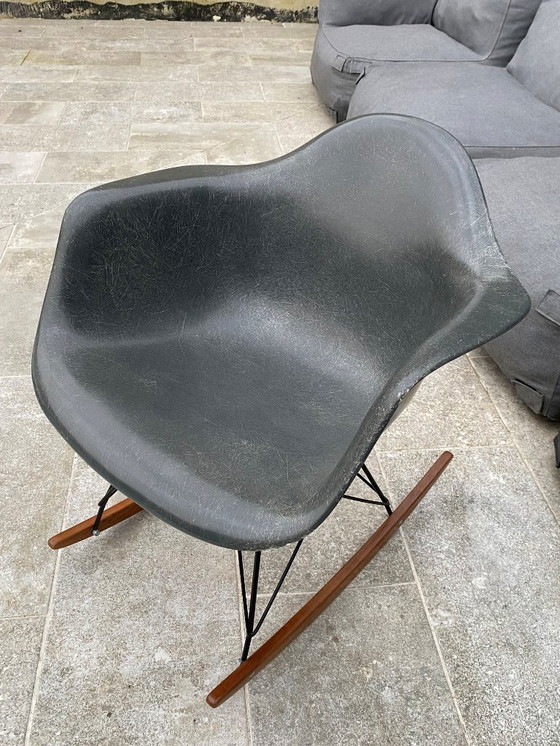 Image 1 of Fauteuil RAR Eames gris elephant grey zénith plastics herman miller