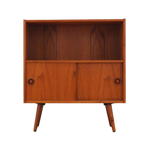 Teakhouten boekenkast, Deens ontwerp, jaren 1970, Productie: Denemarken