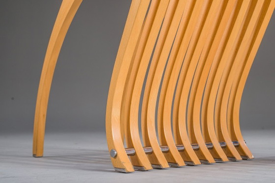 Image 1 of Schizzo-stoelen in beuken- en chroomkleur, ontworpen door Ron Arad voor Vitra, Duitsland, jaren 80, set van 2.