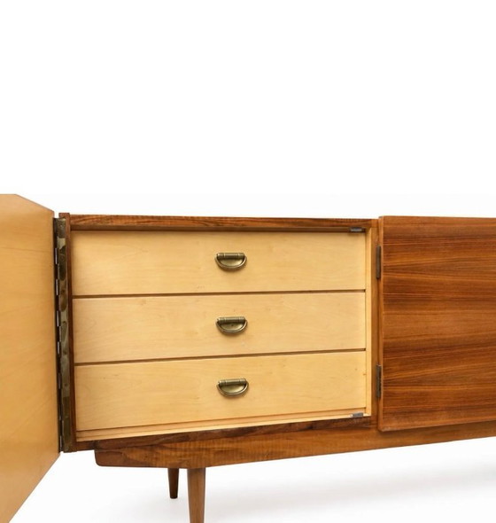 Credenza tedesca Mid-Century in noce, anni '60 – Credenze, Legno (photo 9 of 10)