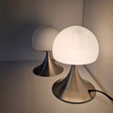 Set 2 x vintage mushroom lamp touch lantern night lights