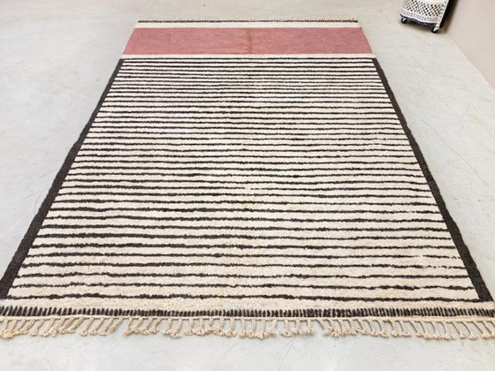 Image 1 of Grand tapis bérbere écru à motifs géométriques 250cmx300cm 