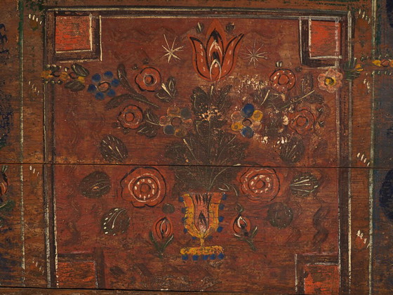 Antike Truhe mit Blumenmotiven (ca. 1920) #39 – Aufbewahrungsschrank (photo 36 of 40)