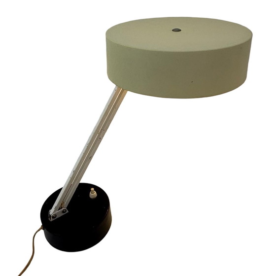 Image 1 of Hala Zeist - H. Th. Busquet - Table / Desk Lamp - Model 146 - Bauhaus - 1950's - Dutch Design - Black and Yellow - Adjustable